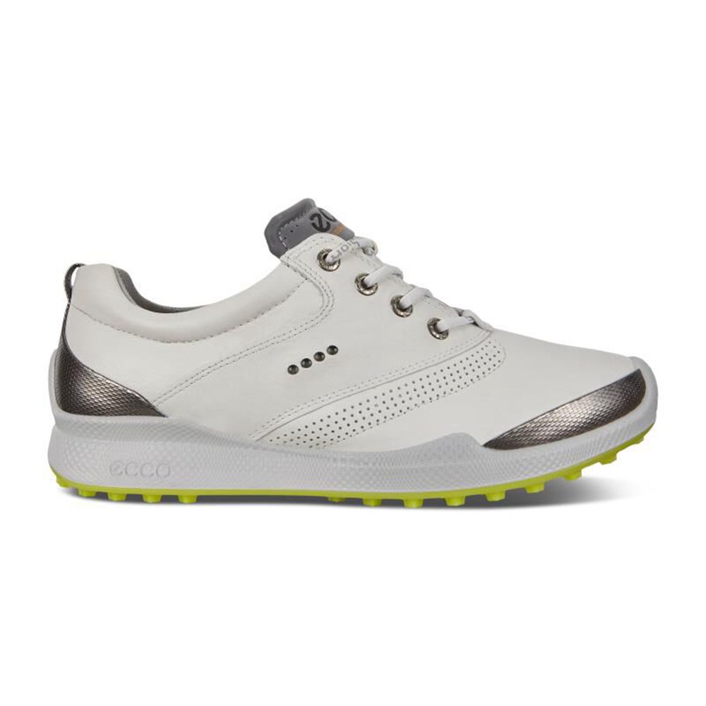 ECCO Womens Golf Shoes White - Biom Hybrid - TJH-475381